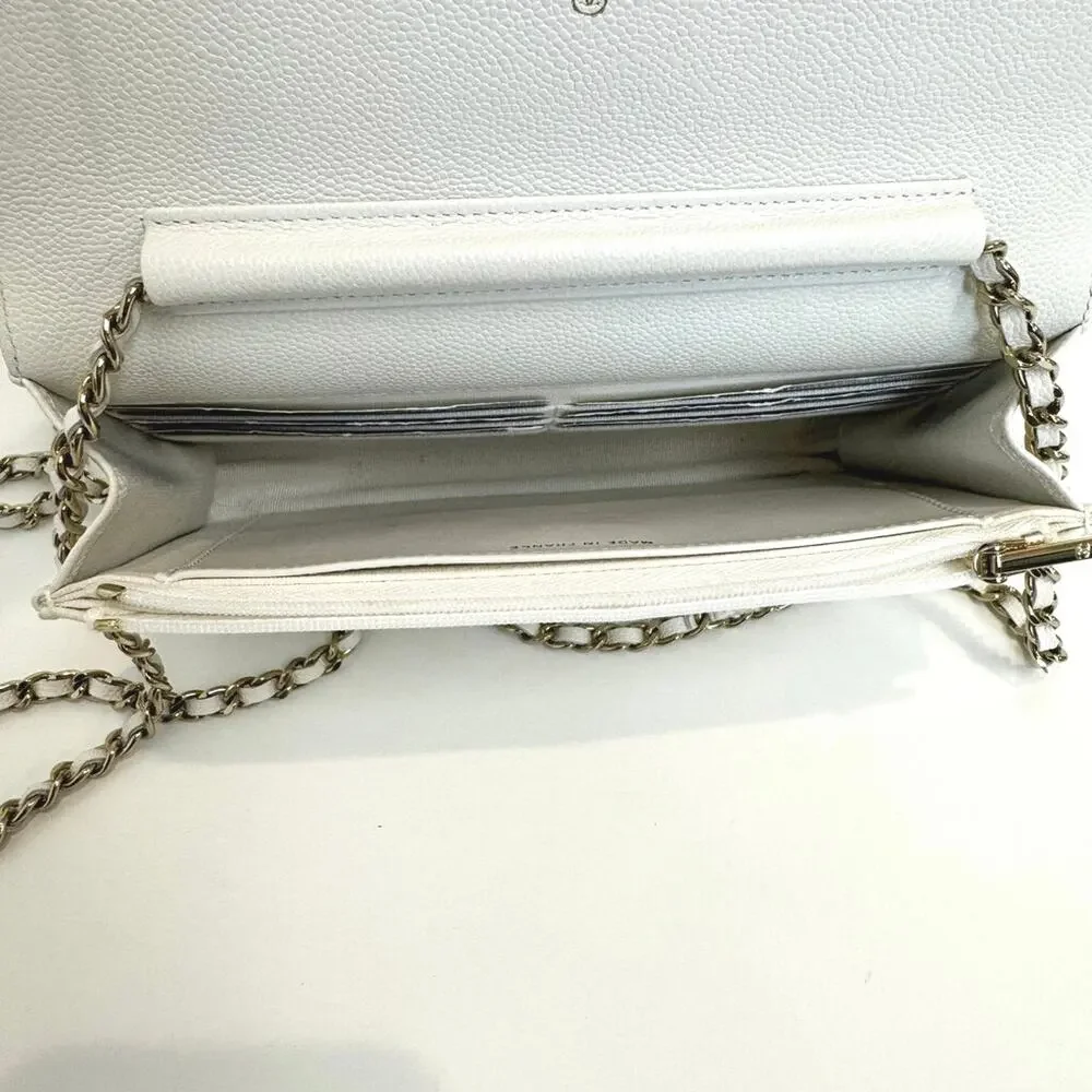 CHANEL white caviar